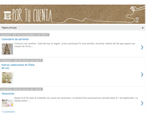 Tablet Screenshot of portucuenta.net